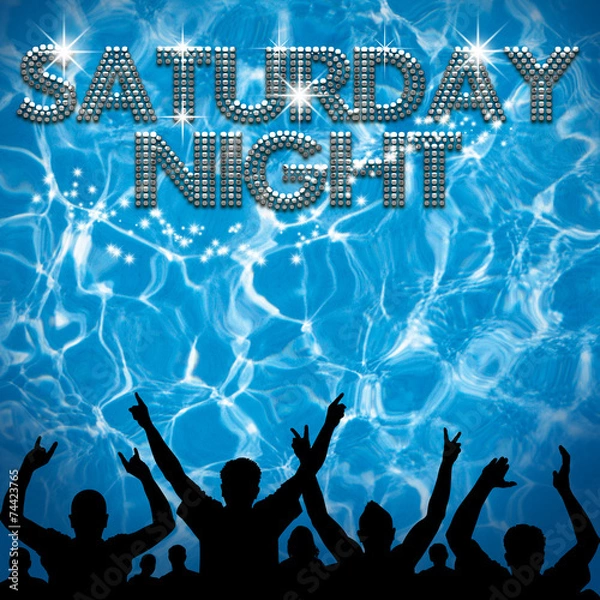 Obraz Saturday Night poster pool party