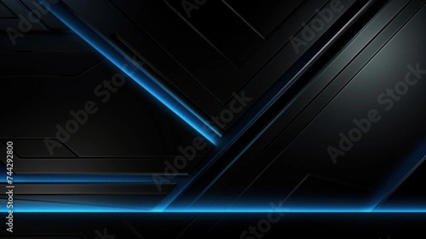 Fototapeta Abstract background with metal texture lines and shapes.