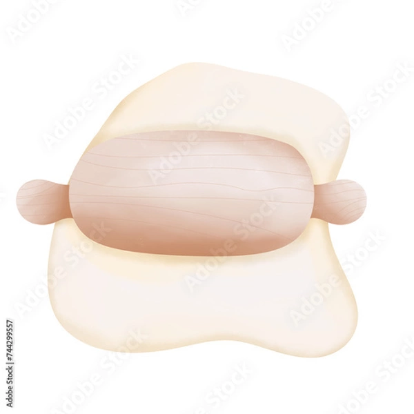 Obraz Knead pizza dough