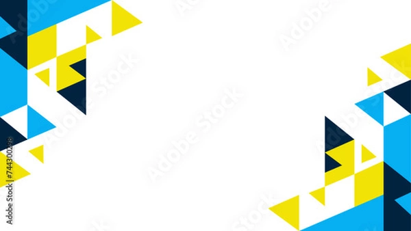 Obraz Abstract geometric vector background