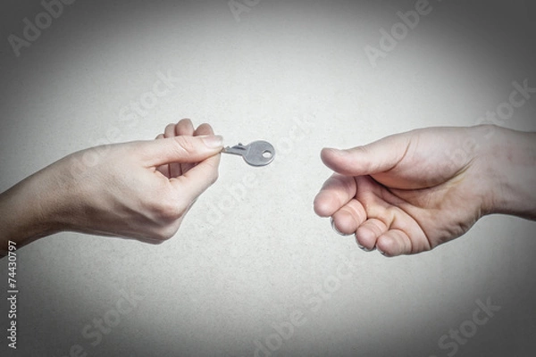 Obraz Schlüsselübergabe