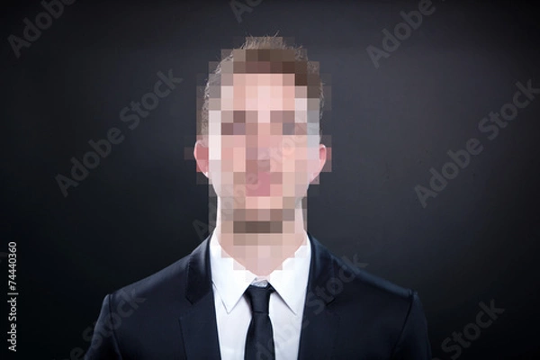 Obraz Anonymer Geschäftsmann
