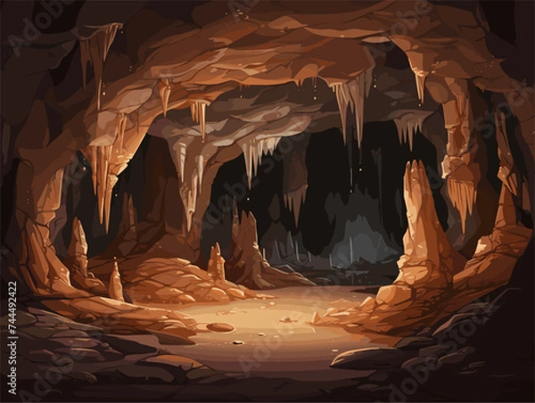 Obraz cave in the dark	