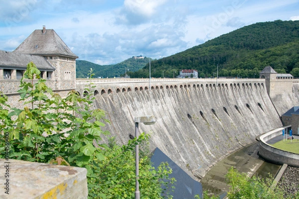 Fototapeta Die Edertalsperre in Nordhessen in Deutschland