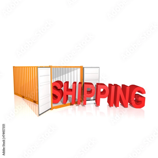 Obraz StorageContainer_SHIPPING_Orange