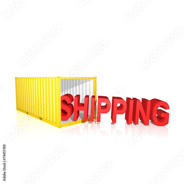 Obraz StorageContainer_SHIPPING_YELLOW_nodoor