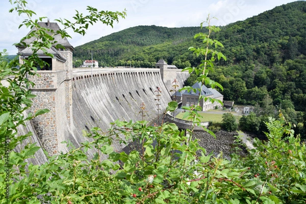 Fototapeta Die Edertalsperre in Nordhessen in Deutschland