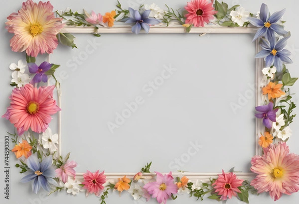 Obraz Flowered frame.