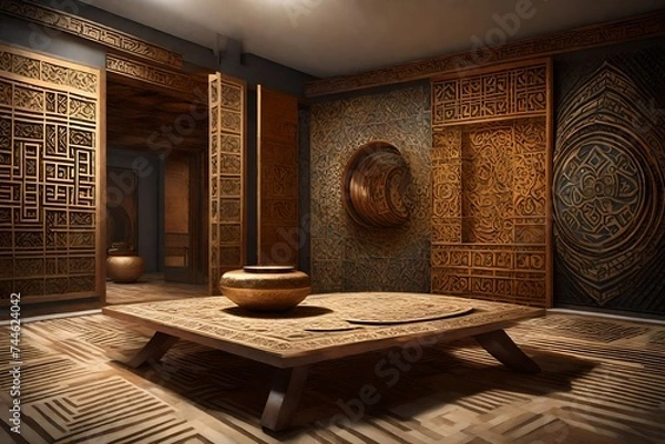 Obraz room with floor