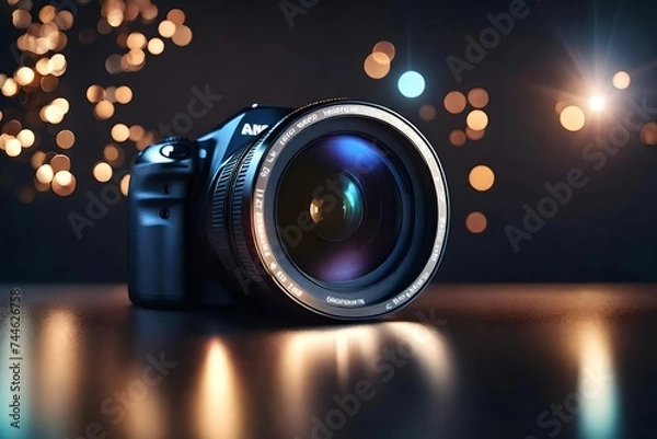 Obraz digital camera lens in action