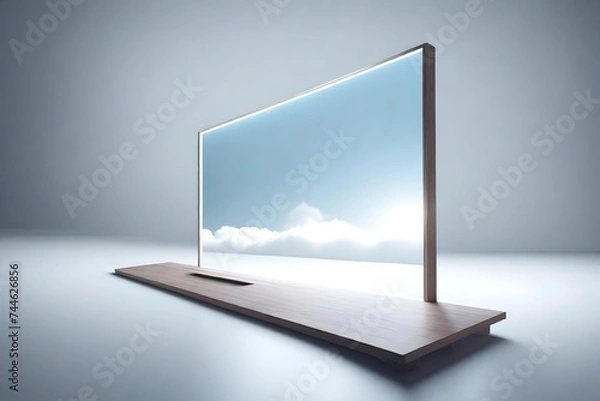 Obraz blank billboard on the roof