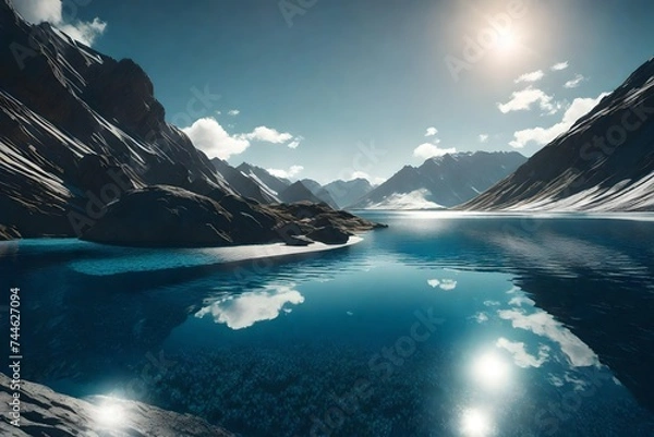 Obraz the world in the mountains