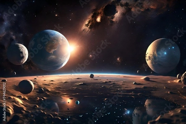 Obraz earth and space