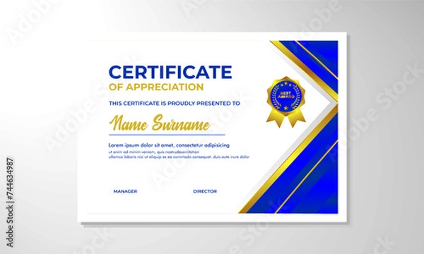 Fototapeta Simple Certificate Border Template, Simple Certificate Border, Certificate Border,