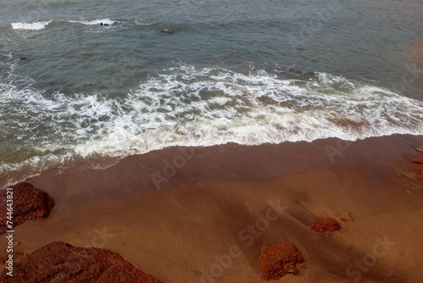 Fototapeta waves on the beach