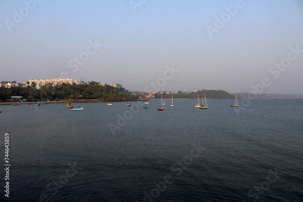 Fototapeta yachts in sea