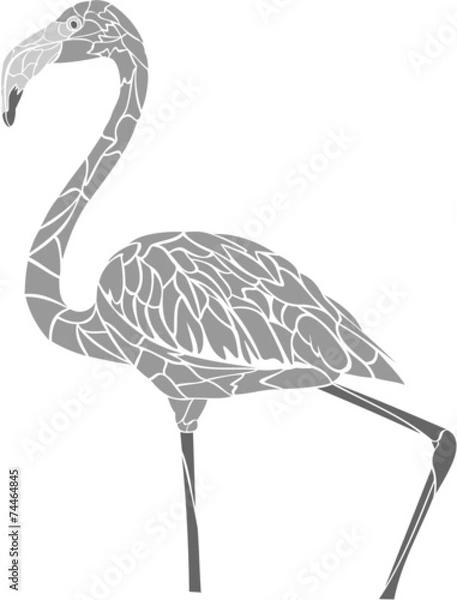 Obraz Flamingo3 vector