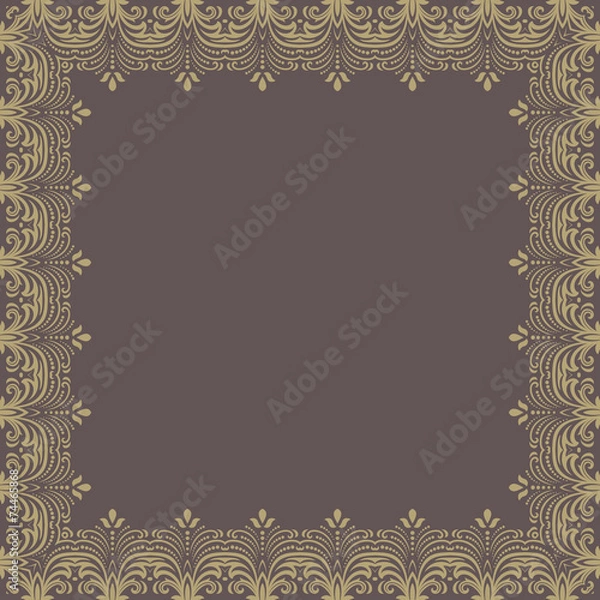 Fototapeta Floral Vector Pattern. Abstract Ornament