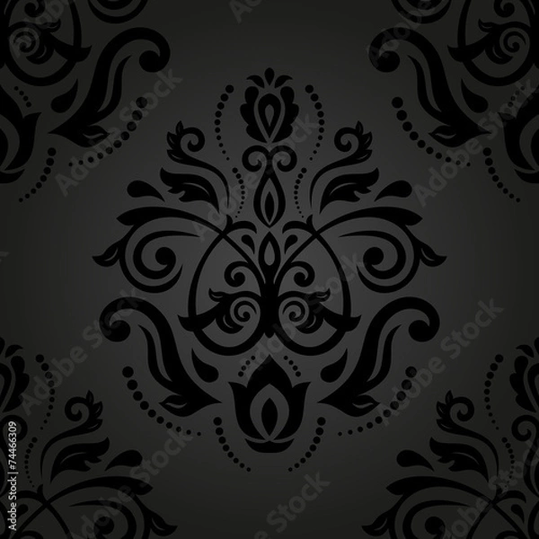 Obraz Damask Seamless Vector Pattern. Orient Background