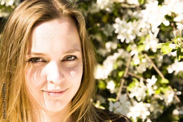 Fototapeta Woman Resting In Park