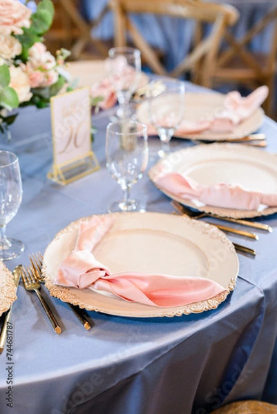 Fototapeta table setting for a dinner
