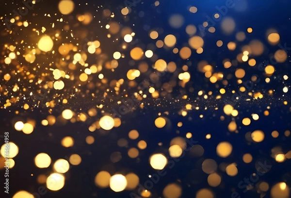 Obraz golden christmas lights