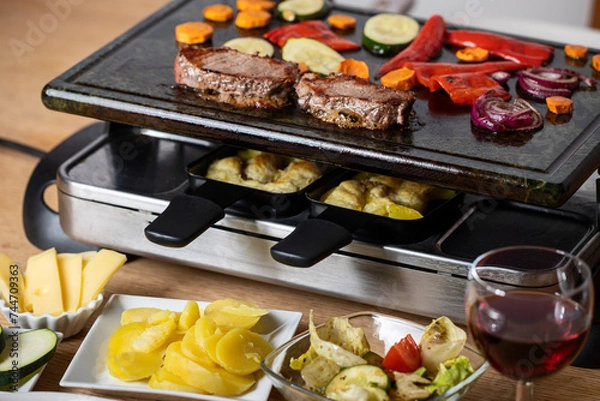 Obraz swiss raclette