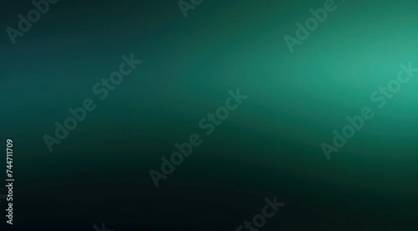Fototapeta JapaneseInspired Deep Green Gradient Background for a Serene Look