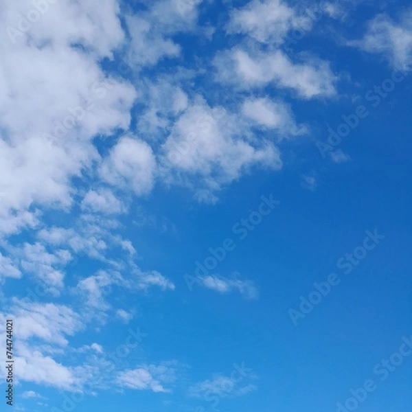 Obraz blue sky with clouds