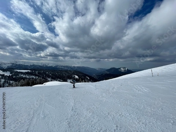 Obraz snow covered mountains