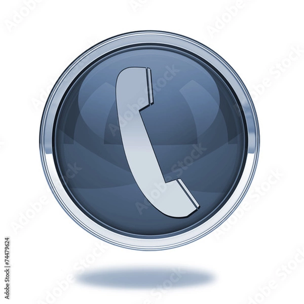 Obraz phone pointer icon on white background