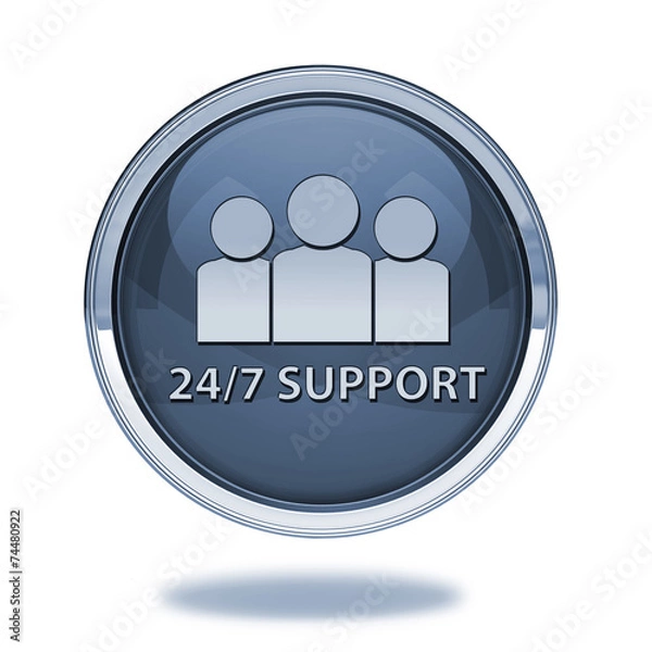 Fototapeta Support pointer icon on white background