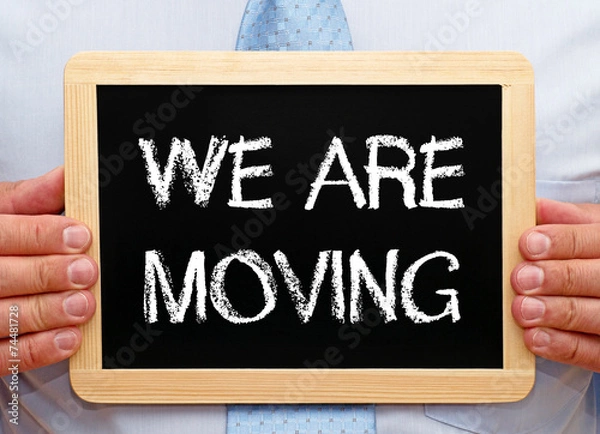 Fototapeta We are moving