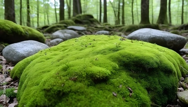 Fototapeta Beautiful Bright Green moss