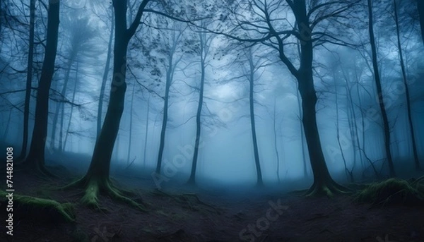 Obraz Dramatic and mysterious forest