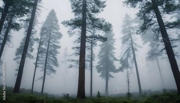 Obraz Dramatic and mysterious forest