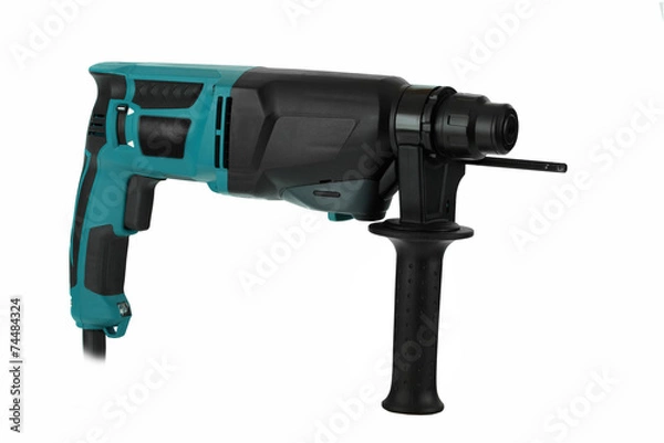 Fototapeta professional rotary hammer with a drill
