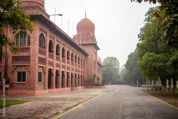 Fototapeta red brick building