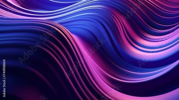 Obraz Colorful Abstract Flowing Lines Background
