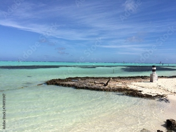 Fototapeta Lagoon in Bonaire