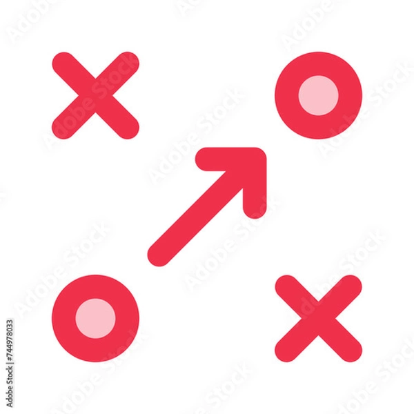 Obraz strategy outline fill icon