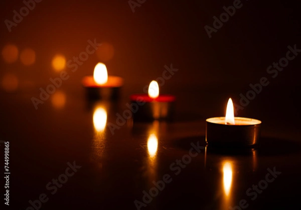 Fototapeta Velas Románticas