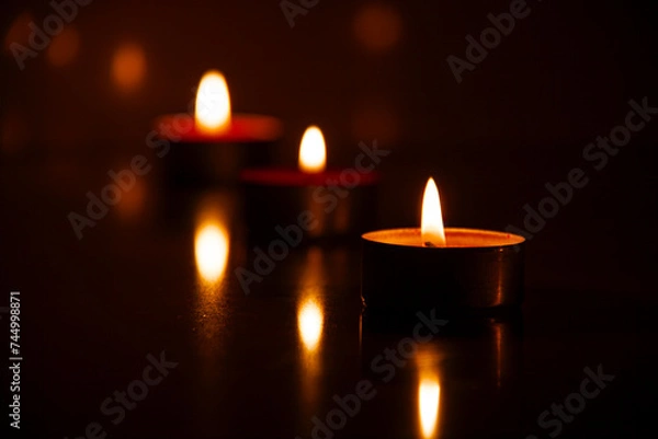 Fototapeta Velas Románticas