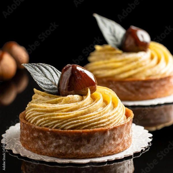 Obraz マロングラッセのモンブランタルト