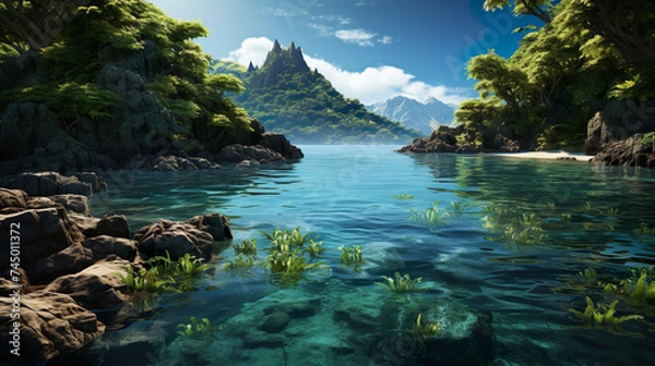 Fototapeta ocean kingdom, mystical,magical beautiful.