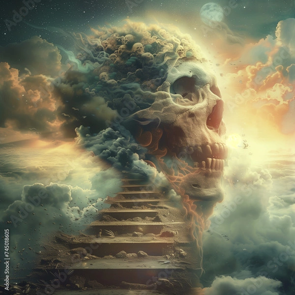 Fototapeta 人生/Life Generative AI