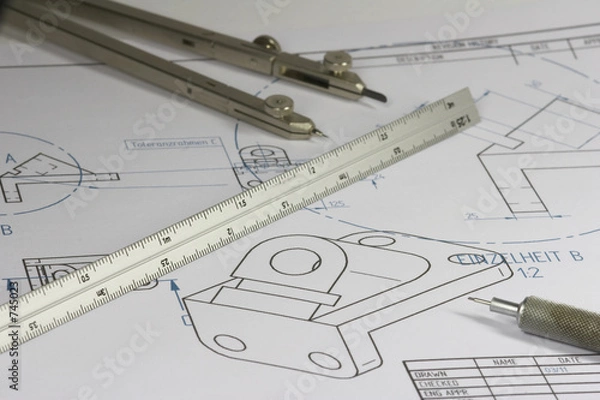 Obraz rysunek mechaniczny 05