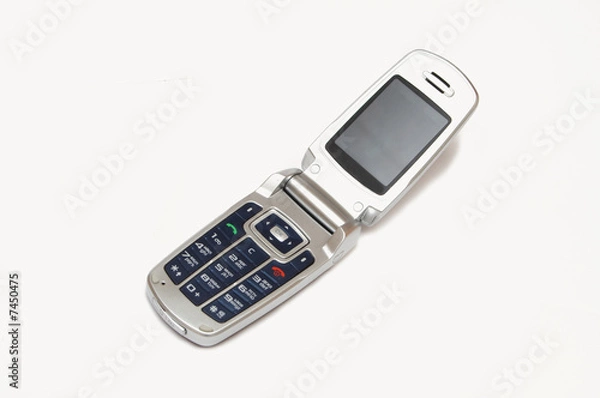 Obraz mobile phone isolated on white