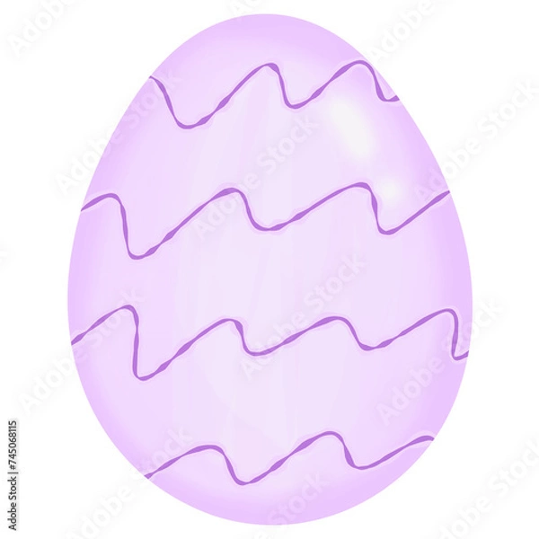 Obraz Egg image, easter day, hand drawn