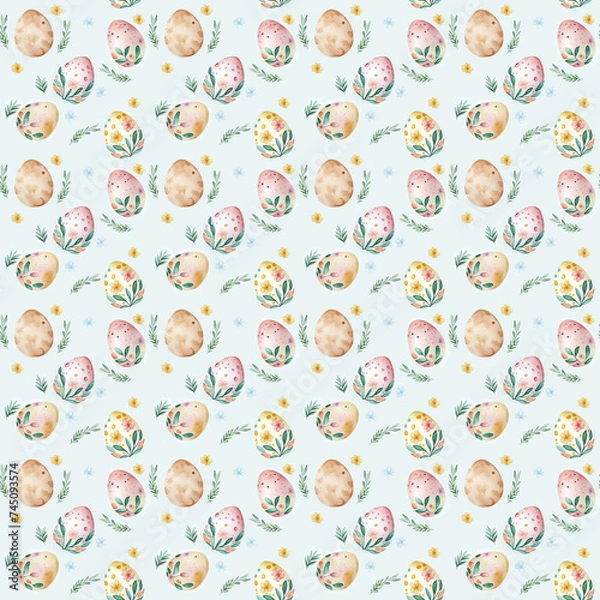 Obraz seamless pattern with flowers